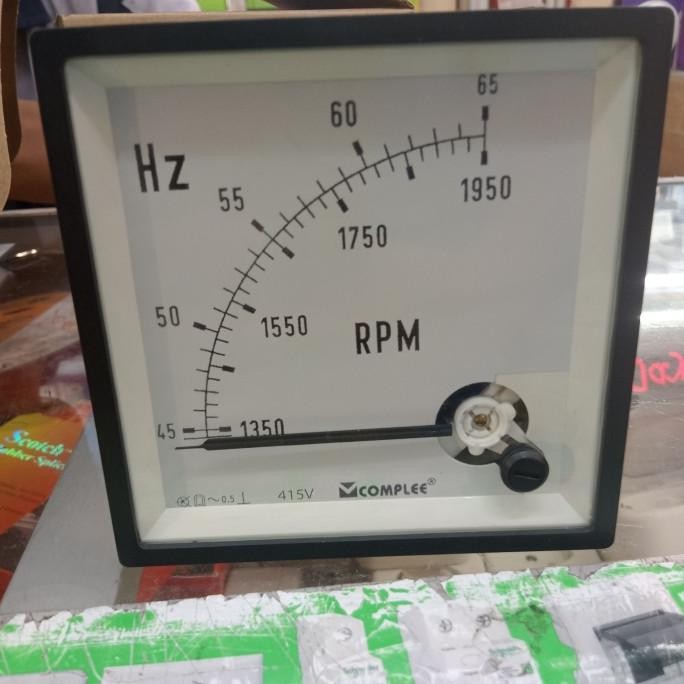 Hz Meter +Rpm 45-65 415V Body 96X96