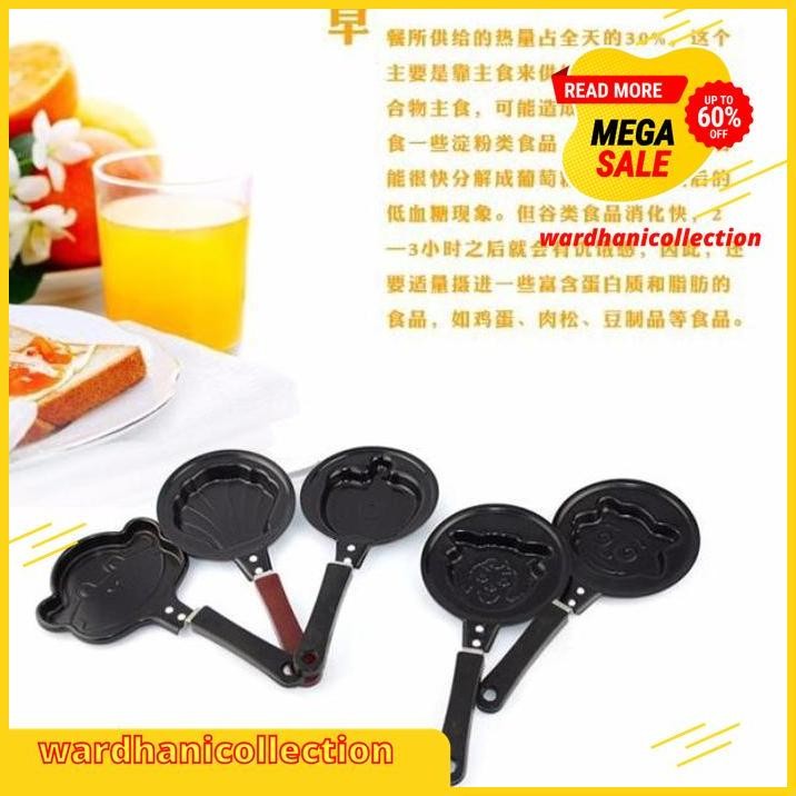 TEFLON MINI KTER SHELL / WAJAN KECIL FRY PAN BENTUK - KERANG BEST QUALITY 
