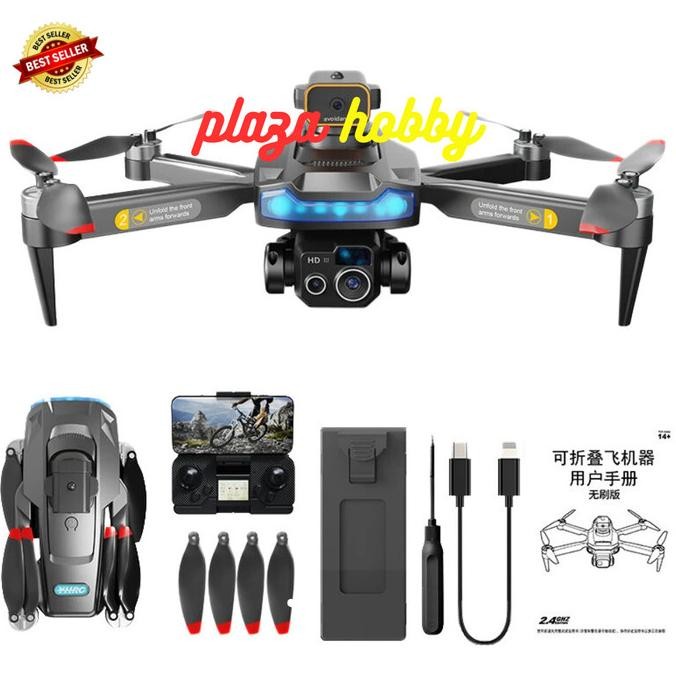 TERBARU - drone brushless GPS P15 PRO dual camera 8K optical flow drone kamera