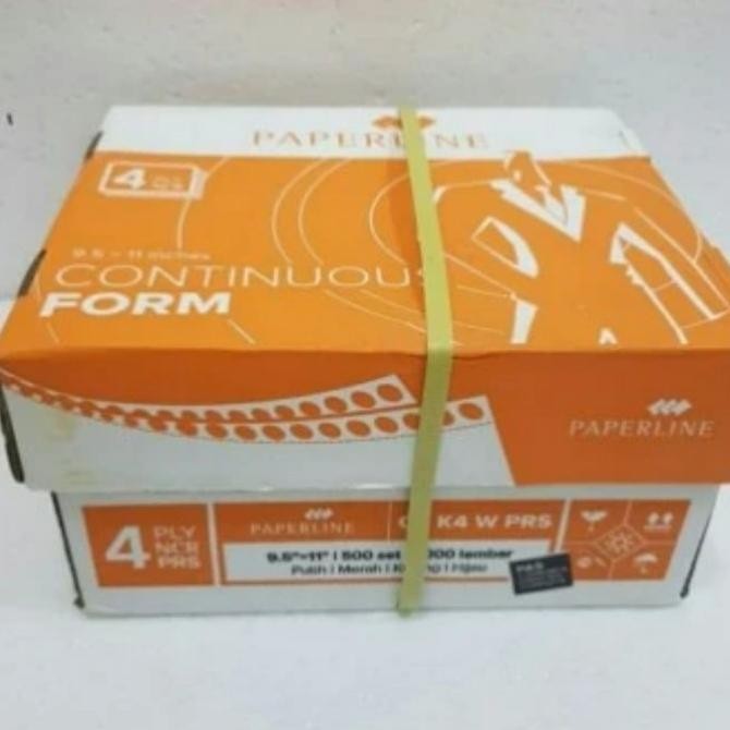 

Kertas Komputer Continuous From 4Ply WARNA 9.5 x 11 NCR PAPERLINE
