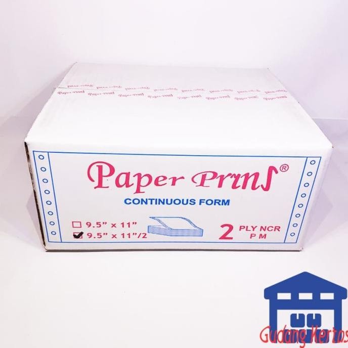 

TERLARIS - CONTINUOUS FORM 91/2 X 11/2 2PLY PAPERPRYNS (BAGI 2)