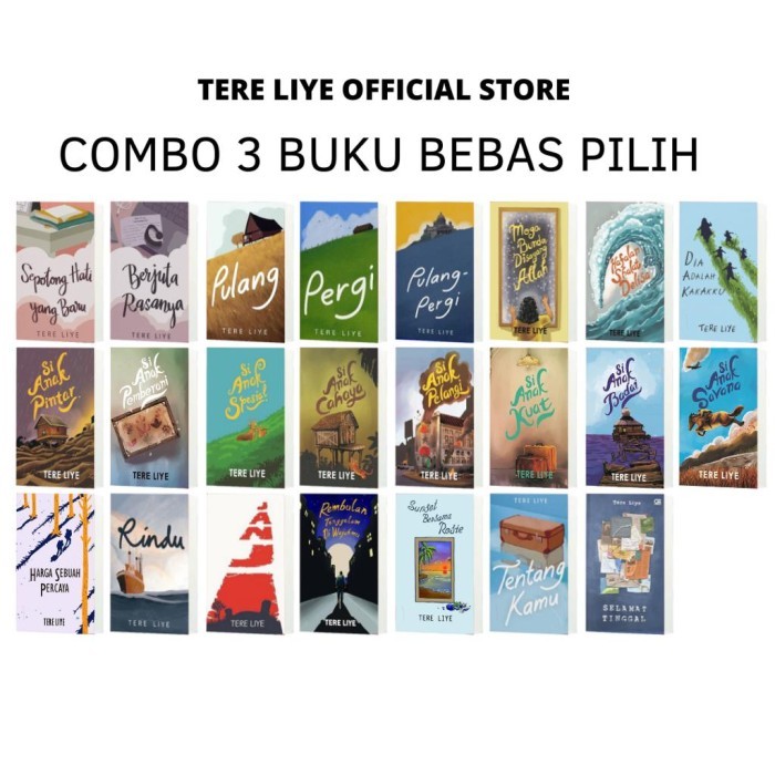 

COMBO 3 BUKU BEBAS PILIH Rp 190.000