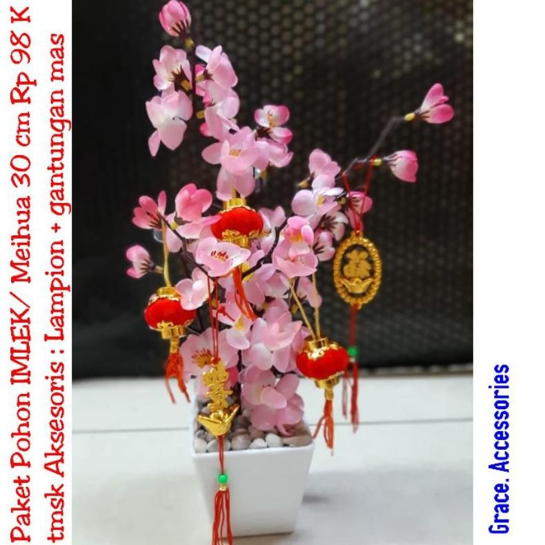

GHT Pohon imlek meihua angpao 30 cm murah sakura