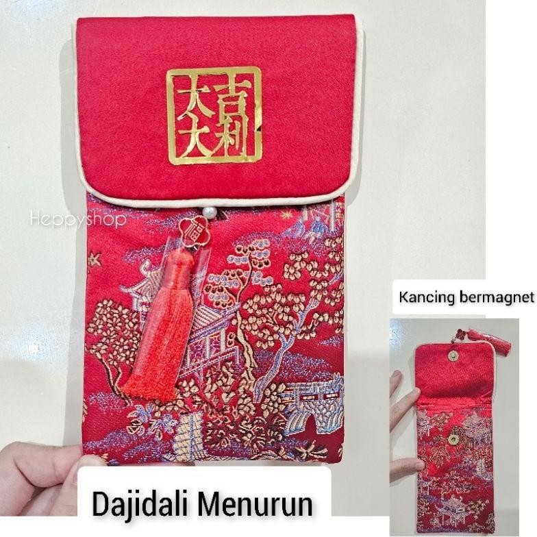 

GHT Dompet Angpao Kain Imlek, Angpao Kain Merah Chinese
