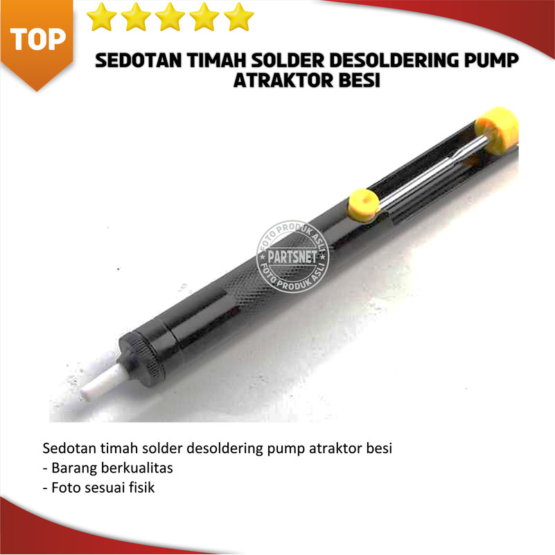 Sedotan timah solder desoldering pump atraktor besi