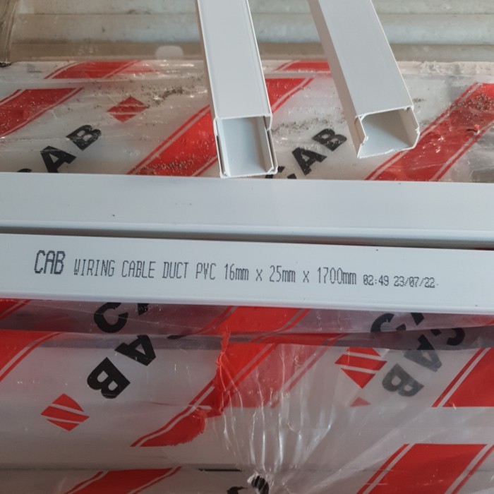DISKON PIPA KABEL LISTRIK KOTAK 16mm x 25mm x 170cm