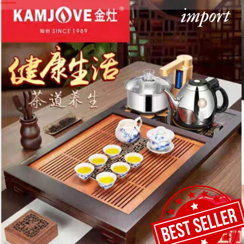 Meja Chinese Tea TeaSet Kamjove Papan Tray Pot Teko Teh China Set