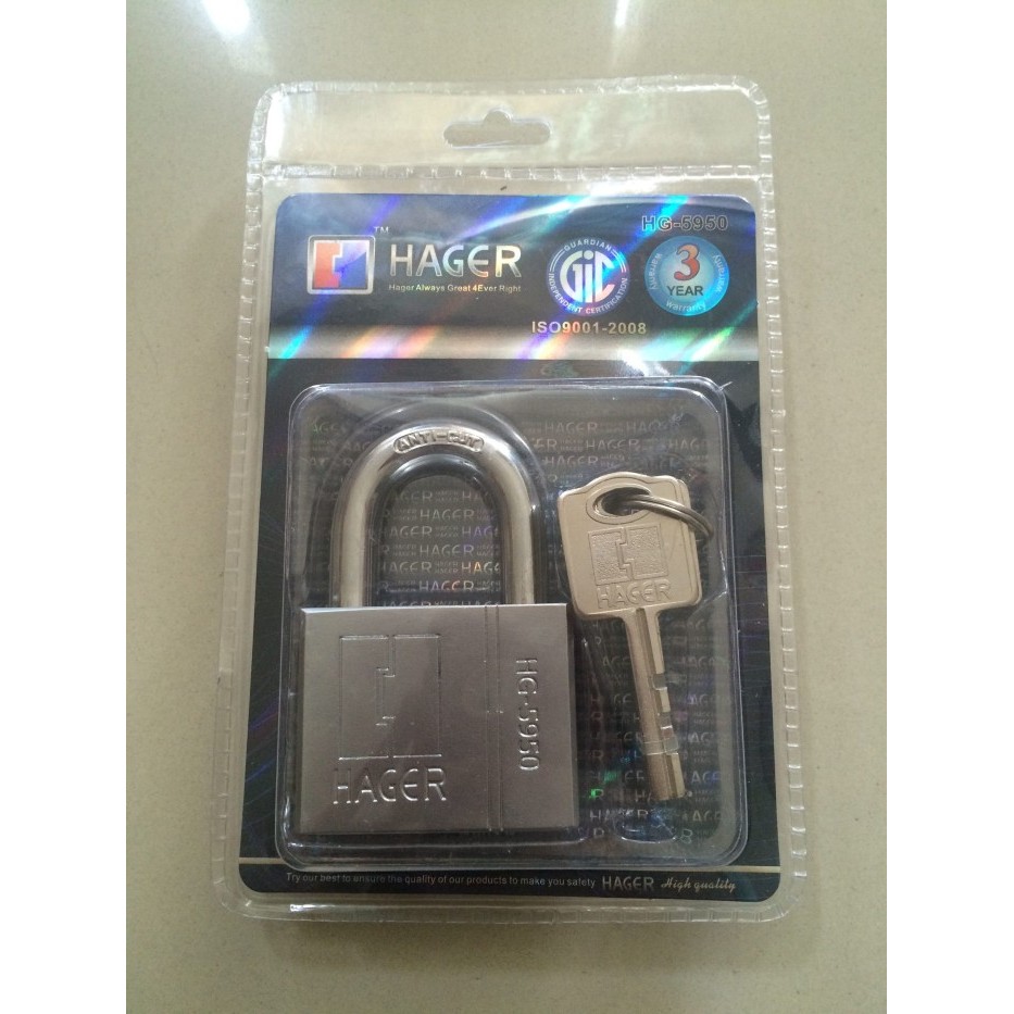 Gembok Hager Lock Standard 50mm HG-5950