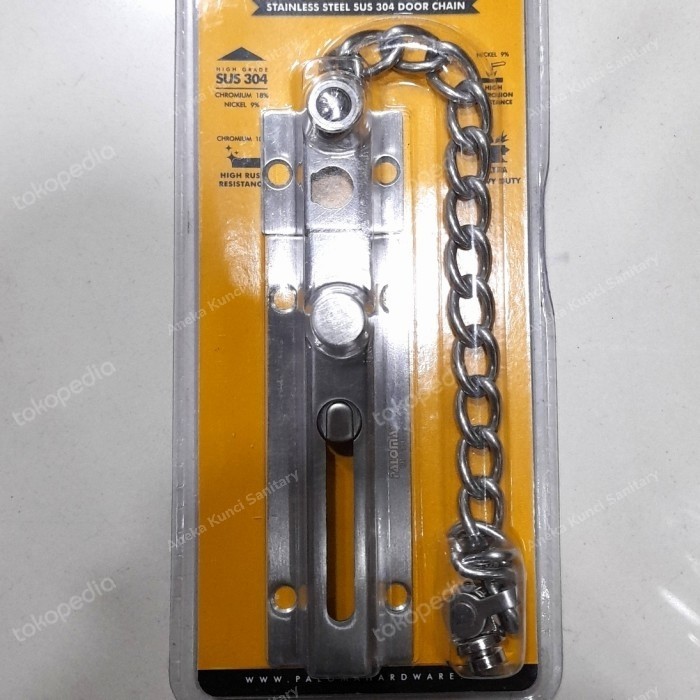 Slot Pintu Door Chain PALOMA DHP 201 Grendel Rantai Premium SUS 304