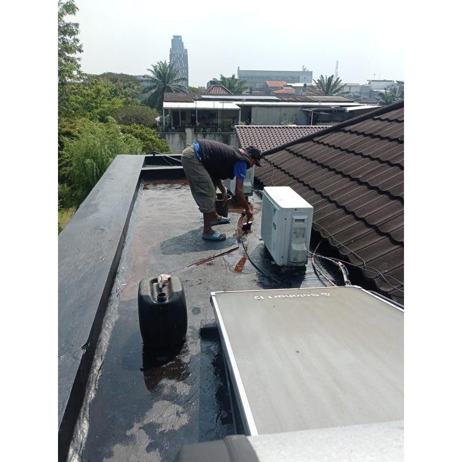 Promo Cat Tembok Anti Bocor Solusi Bocor Aspal Cair for Waterproofing 1 Kg COD