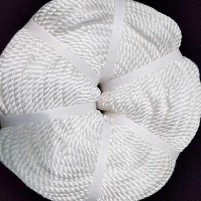 Menarik Tali Tambang Putih Tali Tambang Nylon Tali Nilon Tali Nylon 6Mm Perrol