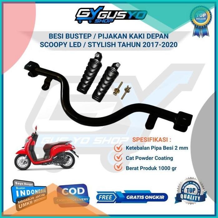 Footstep / pijakan / pancikan / bastep new scoopy 2018 tinggal pasang