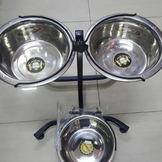 Tempat Makan Anjing Kucing Stand Makan Anjing Tiang Makan Anjing 521 CDS