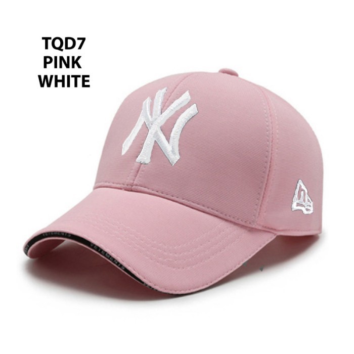 Topi Topi Baseball pria wanita NY yankees mlb korea New York New Era TQD - TQD7-PINK WHITE original 