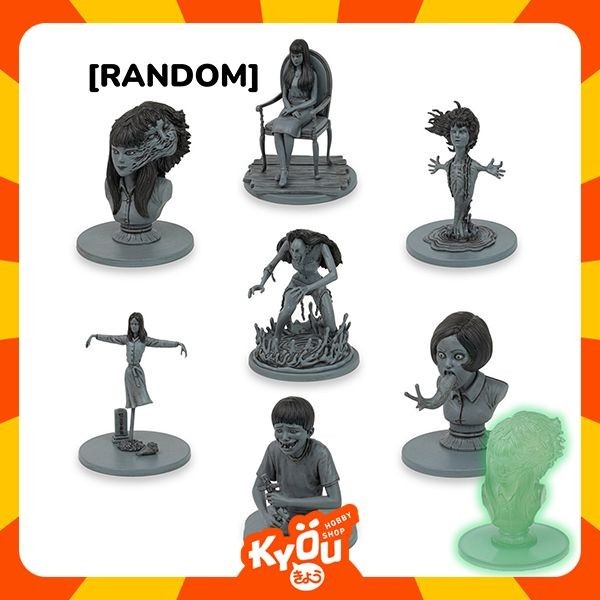 TERBARU [Random] Uzumaki Pocket Curse Series Vol. 2 - Junji Ito Blind Box Figure - Tomie Chair,