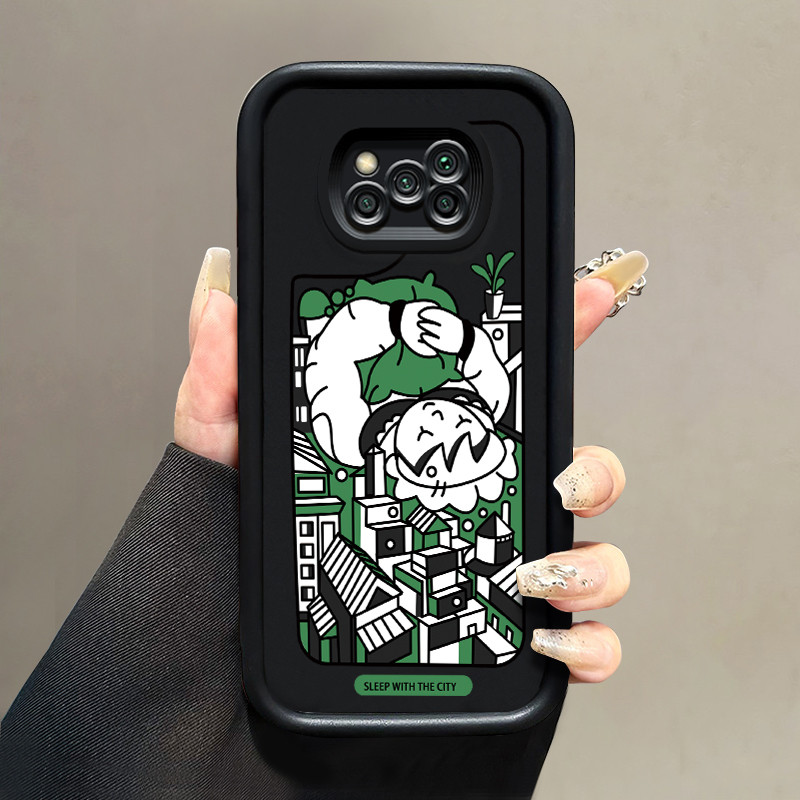Casing Hp Untuk Xiaomi Poco X3 X3 Pro X3 NFC 13T Pro Case Casing Softcase silikon HP Kesing abstrak 