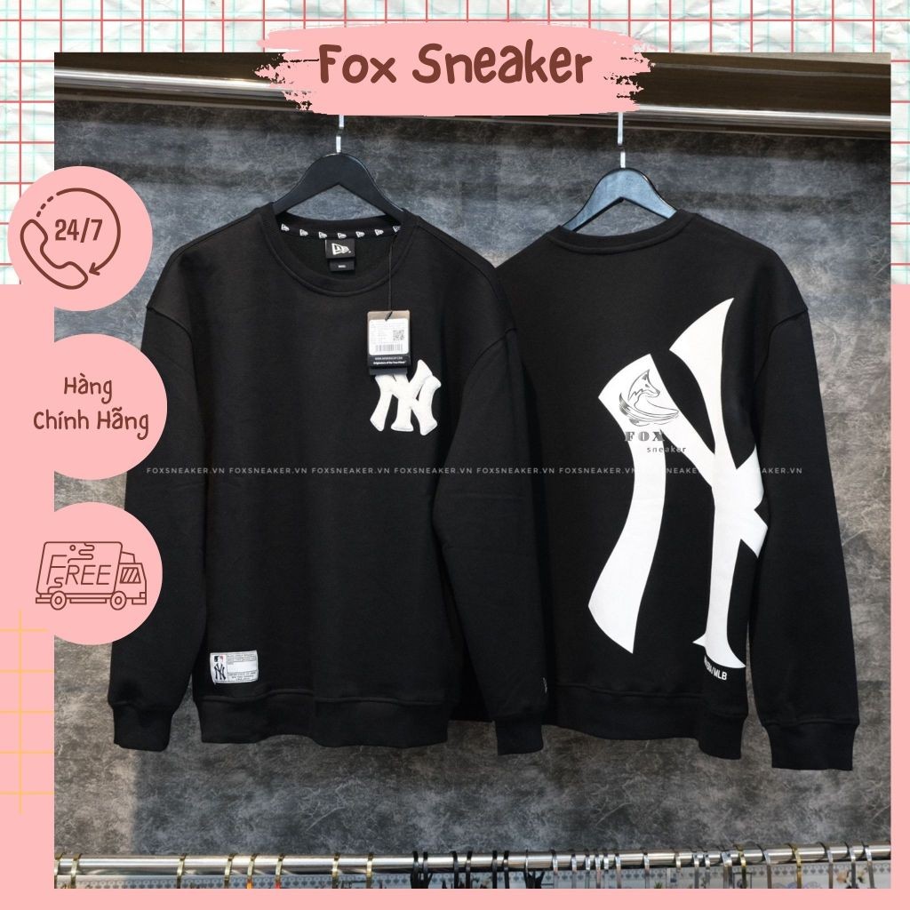 Sweater Sweatshirt New Era New York Ruffled Bordir Logo Produk Asli KODE: 13330060 | Sepatu kets Fox