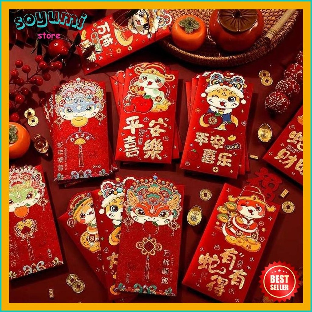 

Angpao Imlek Panjang Motif Lucu Isi 6 Lbr (Lagi Rame)