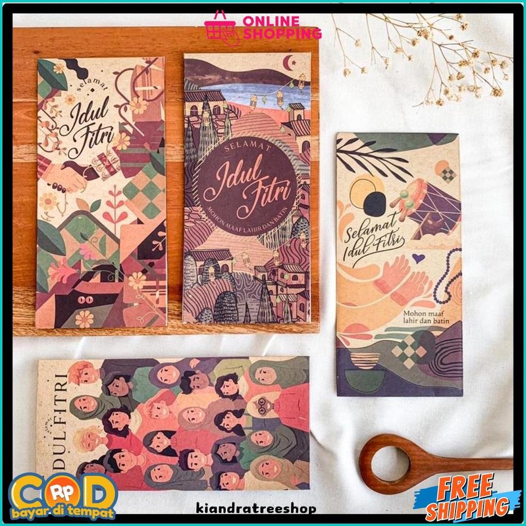 

[Ukuran Uang] 20Pcs Amplop Lebaran Premium / Amplop Idul Fitri Bahan Tebal (Murmer)