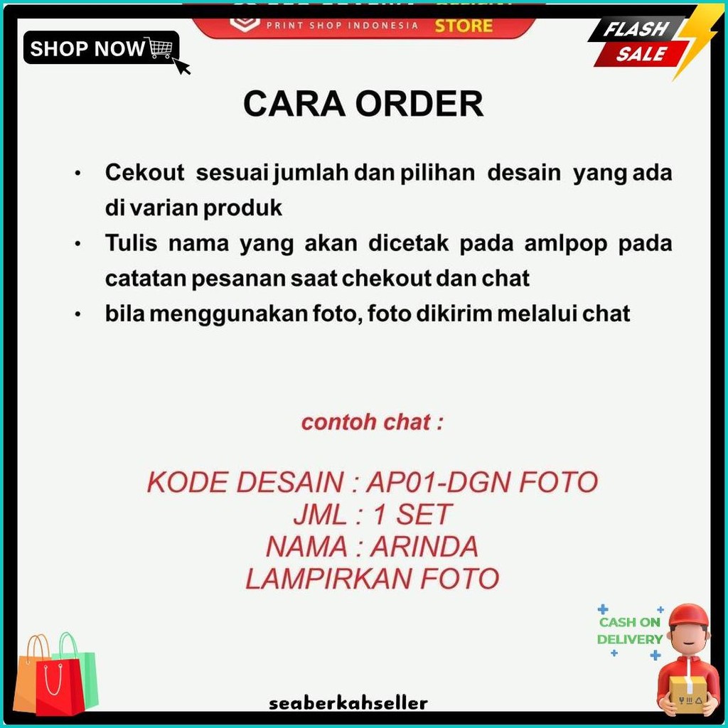 

(Isi 15 Pcs) Amplop Angpau Lebaran Custom Nama & Foto Uang Dilipat Dua (Murmer)