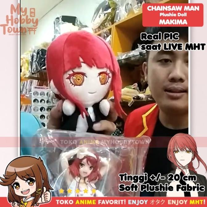 Boneka Makima Chainsaw Man Karakter Anime Cosplay [terbaik]