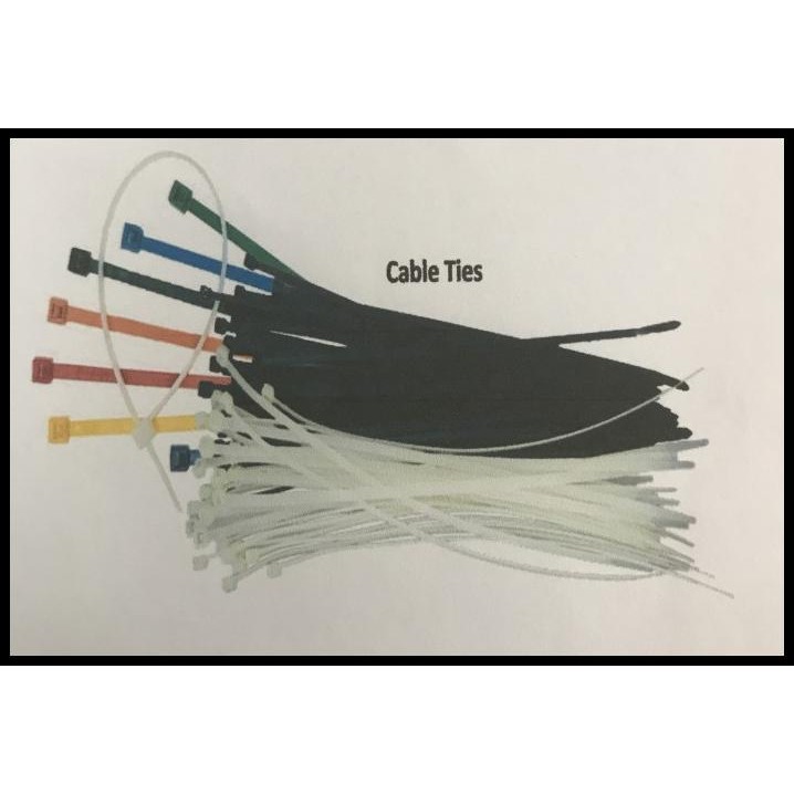 

TERMURAH CABLE TIES / KABEL TIES HITAM/PUTIH 50CMX7.6 !!!