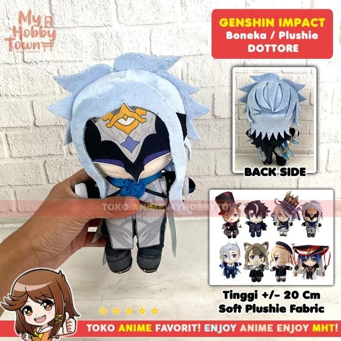 Boneka Anime Game Karakter Dottore Plushie Doll [terbaik]