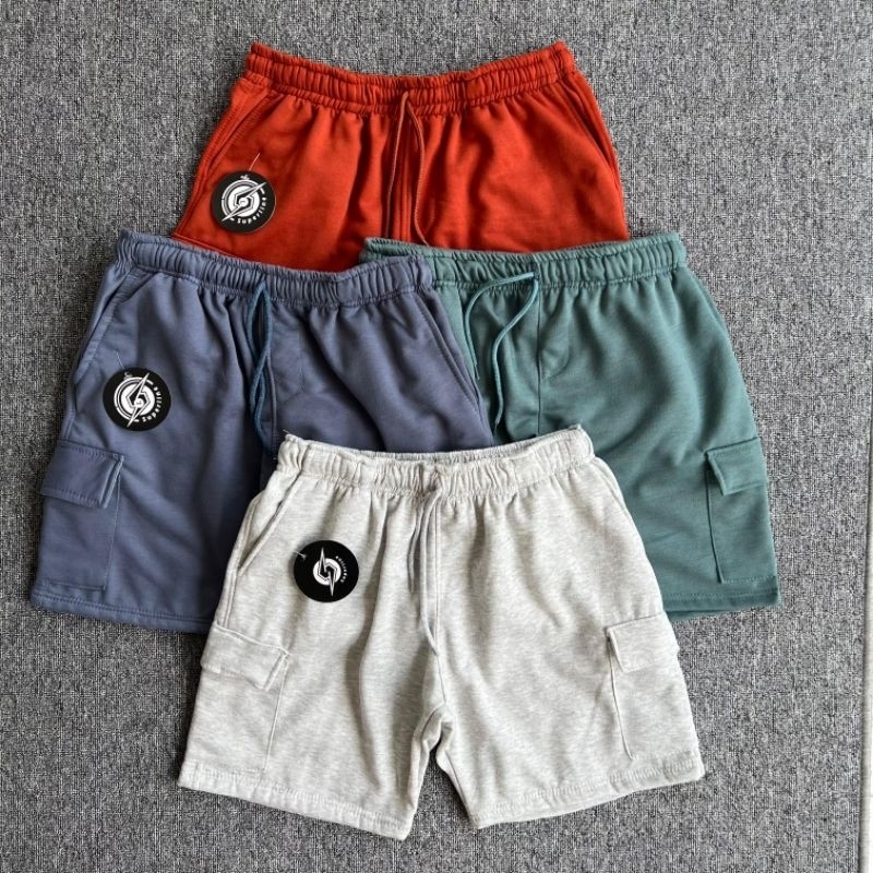 Kuja Official Store Indonesia ( CARGO)Paket Hemat 3 pcs Celana Cargo Pria Wanita/Celana Boardshort