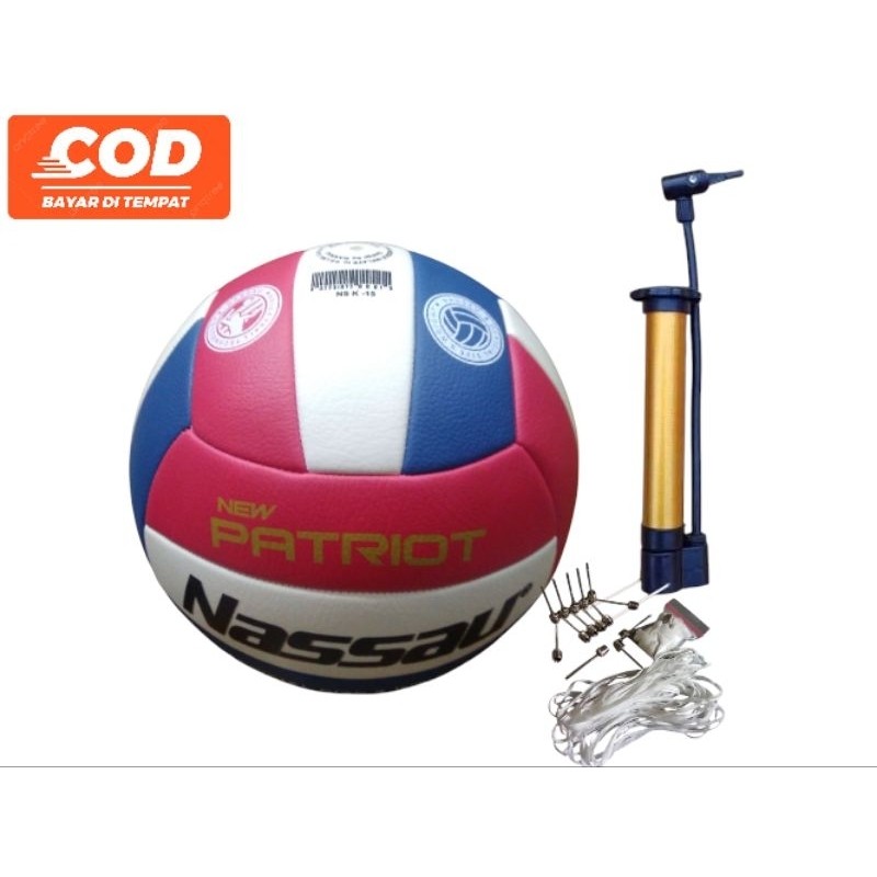BOLA OLAHRAGA  NASSAU Bola Volly Jahit Empuk Bola Voli Nasau