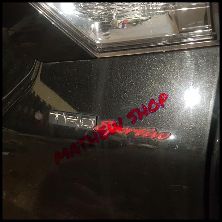 DISKON EMBLEM BELAKANG MOBIL TULISAN TRD SPORTIVO / LOGO TULISAN TRD SPORTIVO 
