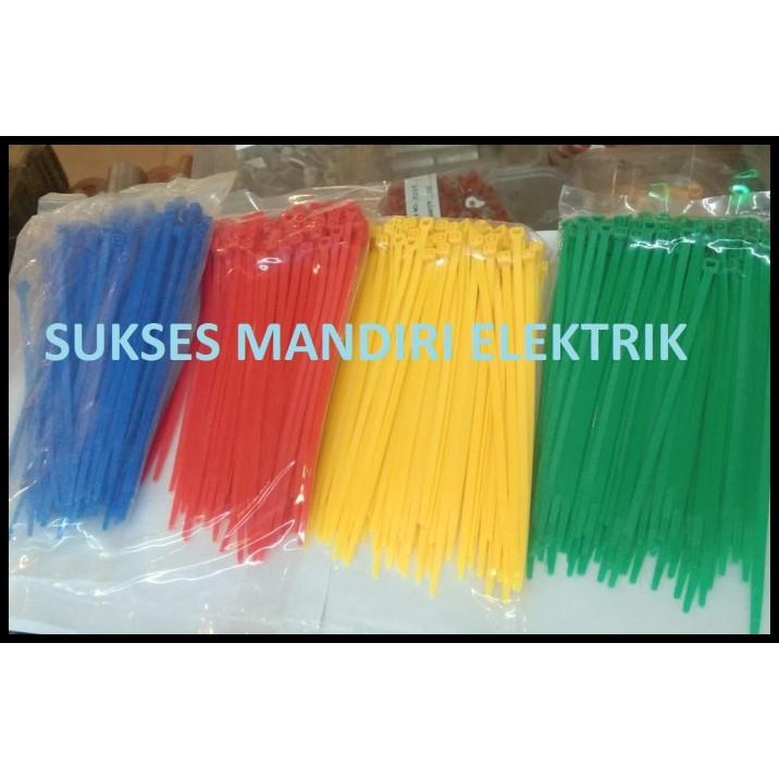 

HOT DEAL KABEL TIES WARNA 3,6 MM X 15 CM 100 PCS KABEL TIS CABLE TIE !!!