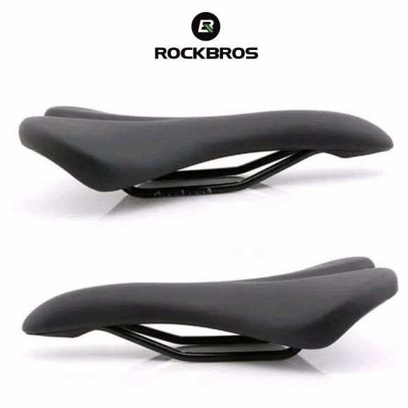 SADEL SEPEDA ROCKBROS 1020C MTB ROADBIKE LIPAT SELI HITAM COKLAT