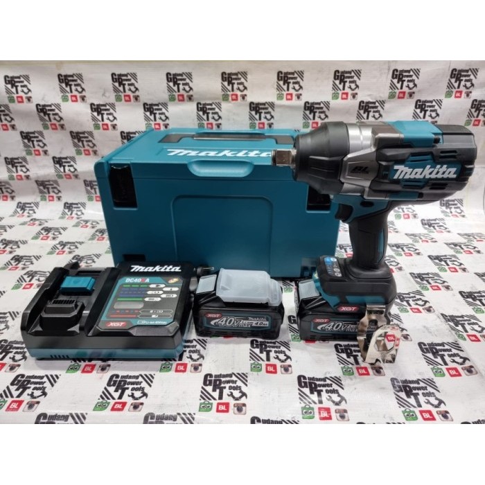 >*>*>*>*] Mesin Cordless Impact Wrench Makita 40V TW001GM201 Brushless