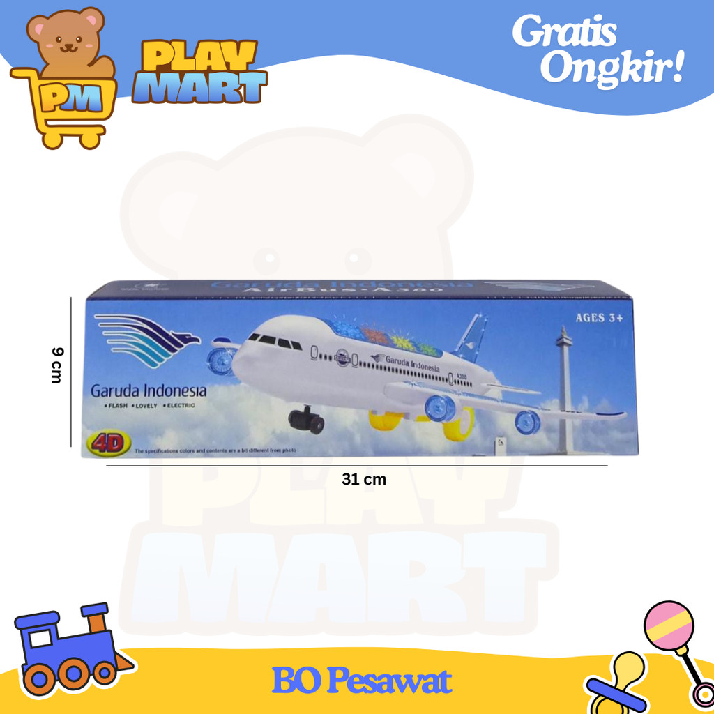 Mainan Anak Pesawat Airbus Garuda Indonesia Mainan Anak Model Pesawat Garuda Indonesia