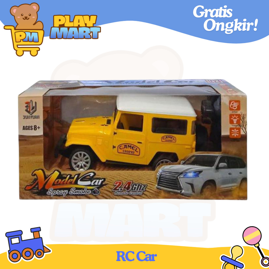 Mainan Anak Mobil Remote Control Model Jeep Wrangler Asap Mainan Anak Mobil Mobilan Remote Control