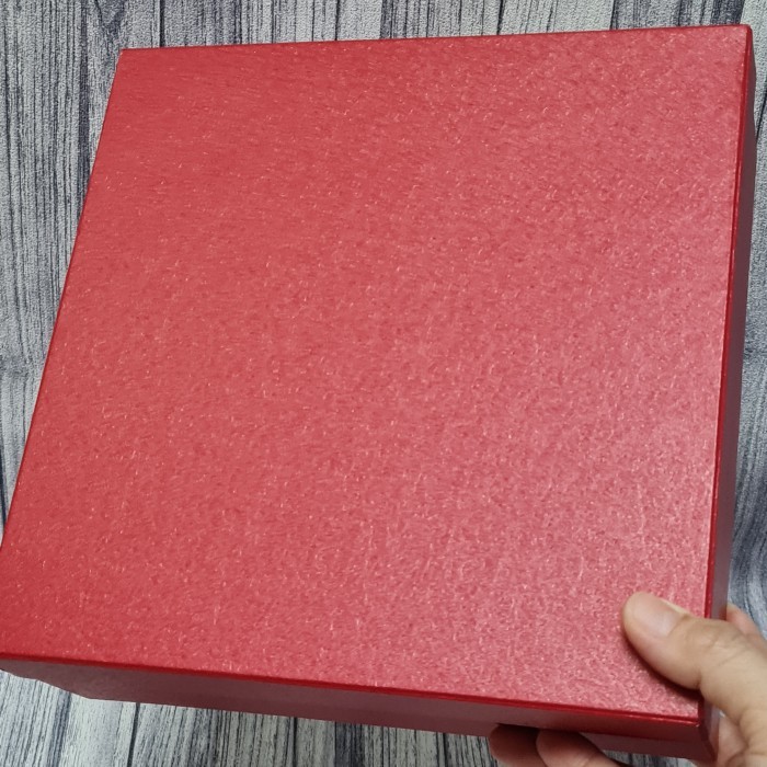 TERBARU! box polos 25x25x10cm kotak kue hard box