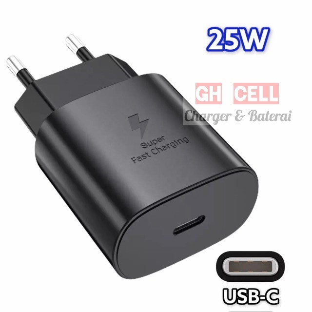 Adapter Charger Samsung A53 A73 A33 5G 25W USB-C Original