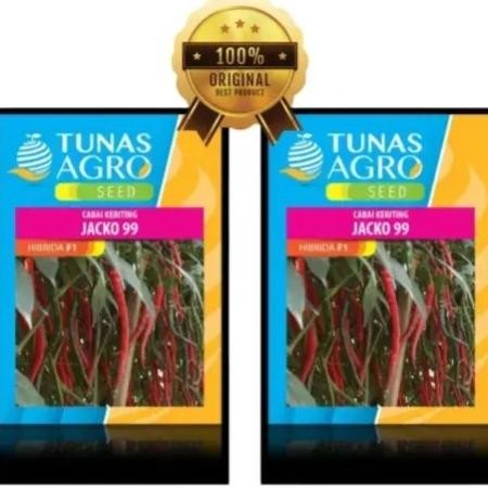 Jacko 99 10 Gr Benih Cabai Keriting Hibrida F1 Jacko 99 Tunas Agro 10
