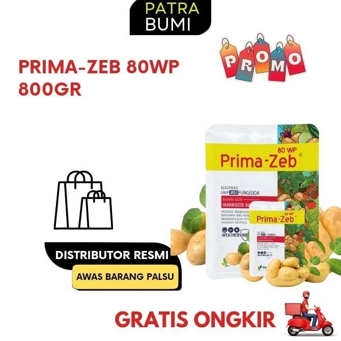 Prima-Zeb 80Wp 800Gr Fungisida Primazeb 80Wp Isi 800Gr Pengendalian