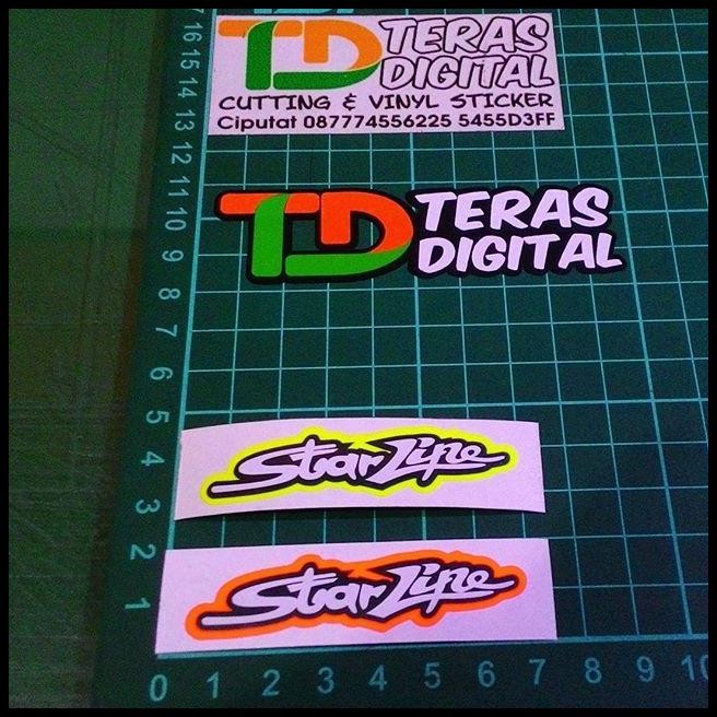 

TERMURAH CUTTING STICKER STARLINE OUTLINE / STAR LINE !!!!!