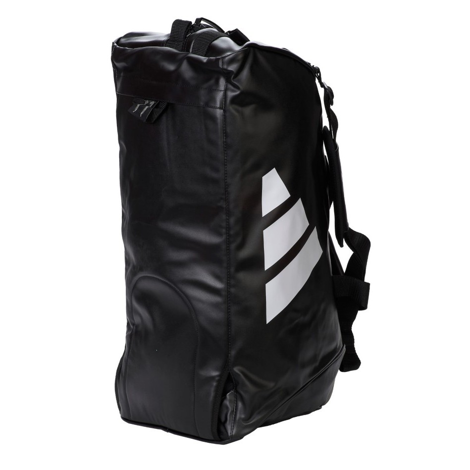 Perfect Adidas New Tas Training 2 in 1 Black White - Tas Badminton, Karate, Taekwondo, Gym, Tennis
