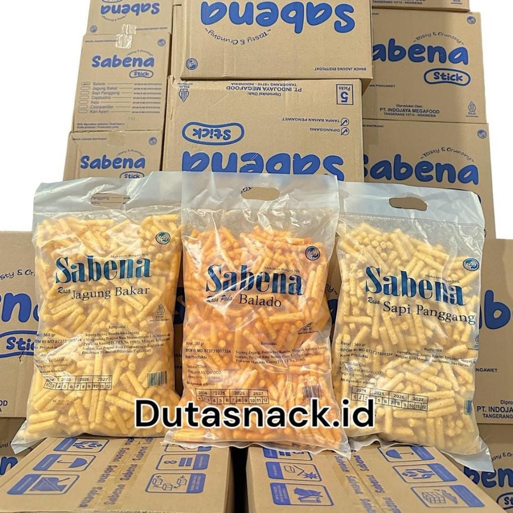 

Paket PREMIUM SABENA stick 340gr isi 3 (TIGA) kantong - Bisa MIX Rasa - berat total 1 Kilogram