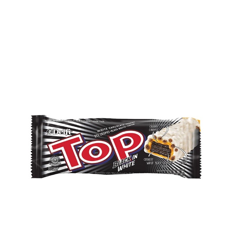 

Delfi Top Wafer Black in White 24 x 9 gr (1 box)