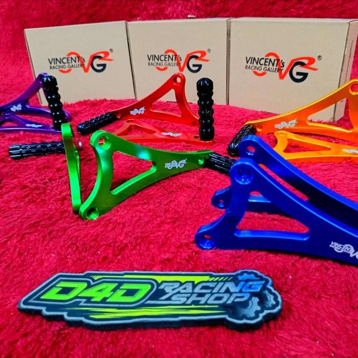 FOOTSTEP DRAG MATIC VRG MIO VARIO NMAX AEROX VESPA RANGKA COSTOME DRAG BIKE Import Premium
