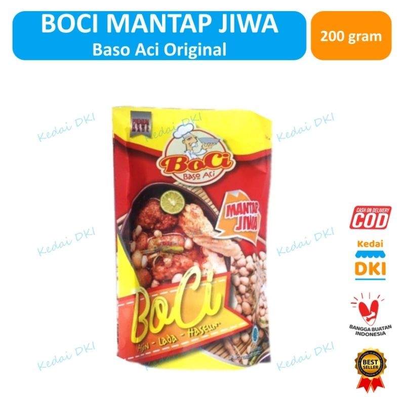 

[PROMO BIG SALE SHOPEE] - BOCI Baso Aci Mantap Jiwa geprek korean spicy White curry original tulang