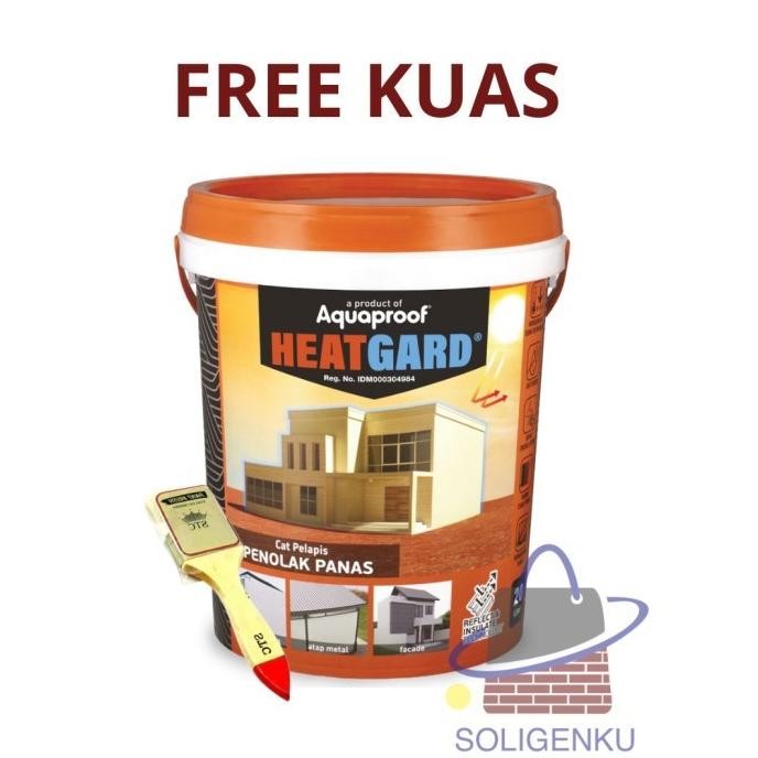 

FREE KUAS HEATGARD 20KG CAT ANTI PANAS DAN ANTI BOCOR PAIL / 20L KHUSUS INSTAN ORIGINAL