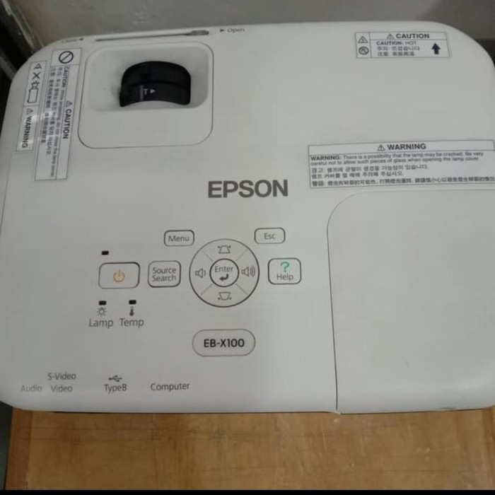 proyektor epson rb x100 projector second