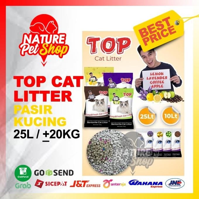 

PASIR KUCING TOP CAT LITTER 25LT [GOJEK-GRAB] ORIGINAL