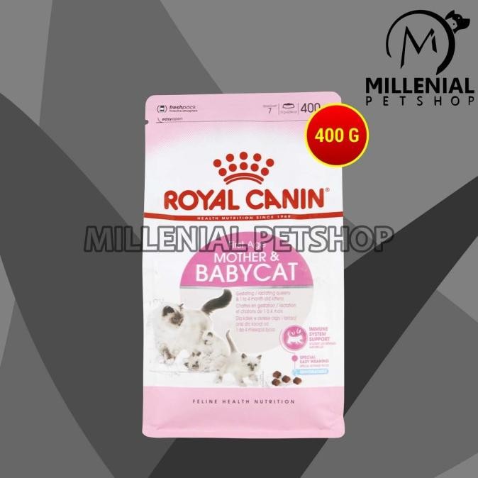 

MAKANAN KUCING ROYAL CANIN MOTHER & BABYCAT 400 GR CAT FOOD 400GR ORIGINAL