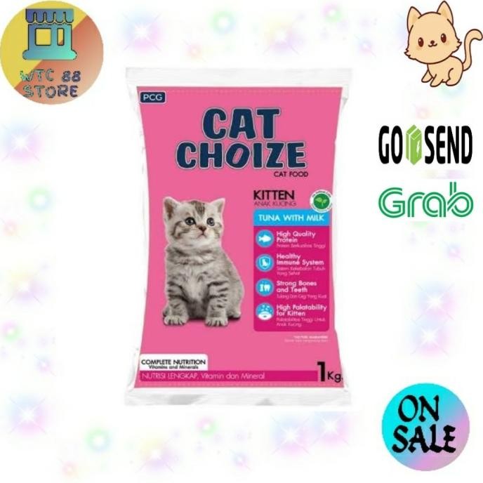 

MAKANAN KUCING CAT CHOIZE KITTEN FRESHPACK 7KG (KHUSUS GOSEND/GRAB) ORIGINAL